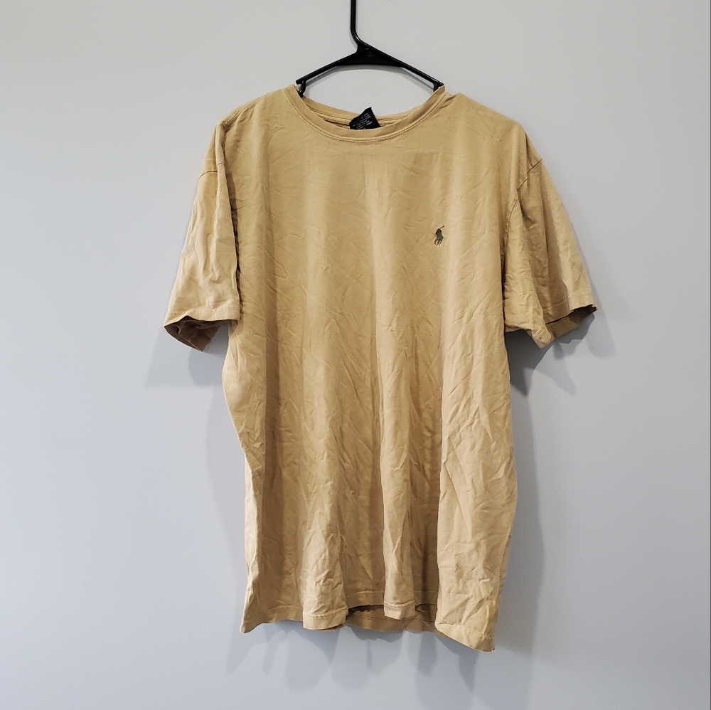 Polo by Ralph Lauren | Tan Cap Sleeve Tee